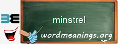 WordMeaning blackboard for minstrel